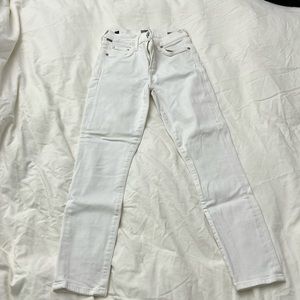 Citizens of Humanity Rocket Crop High Rise Skinny Jeans in White